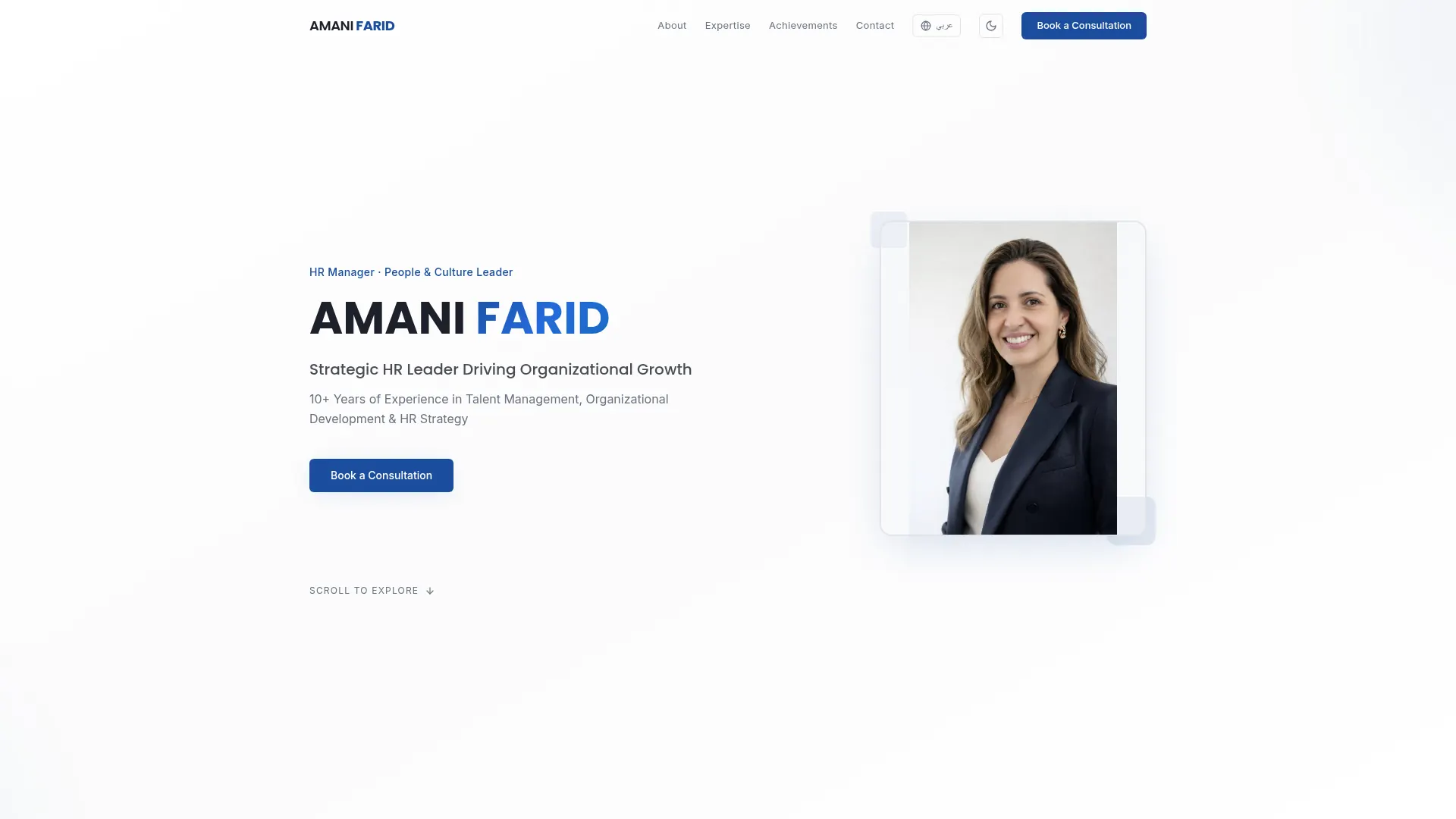 Amani Farid - Portfolio